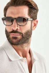 Knitted Polo Cardigan Made In Italy