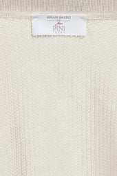 Knitted Polo Cardigan Made In Italy
