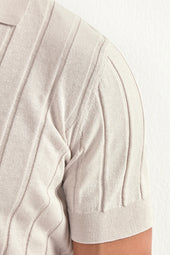 Ribbed Polo Made In Italy