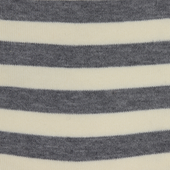 Striped Cotton Socks In Grey