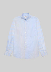 Striped Poplin Button Down Shirt