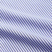 Bengal Stripe Piped Cotton Nightshirt