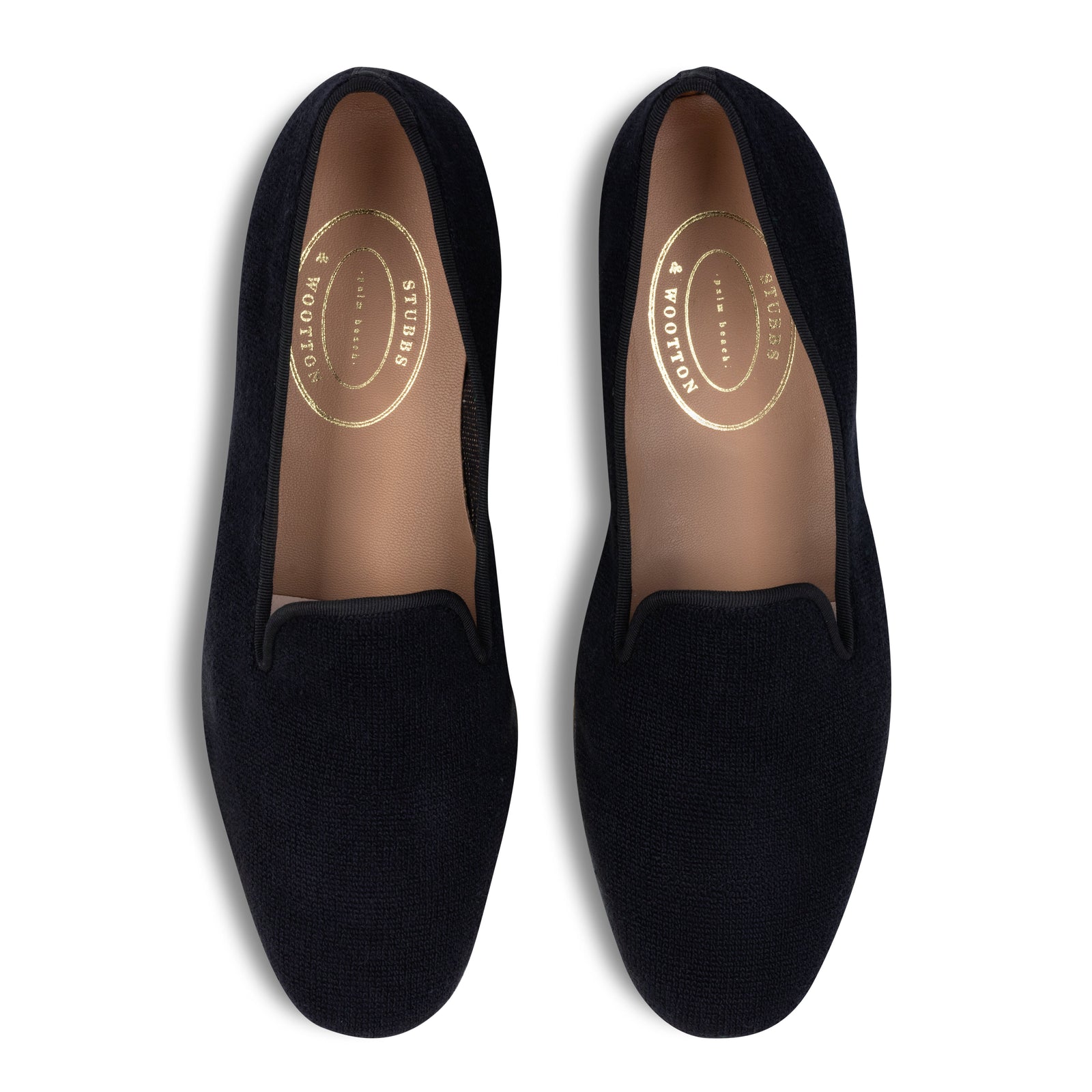 Black Needlepoint Slipper (Men)