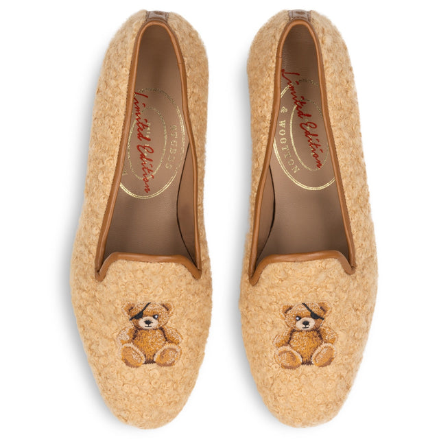 Teddy Oatmeal Bouclé Slipper (Men)