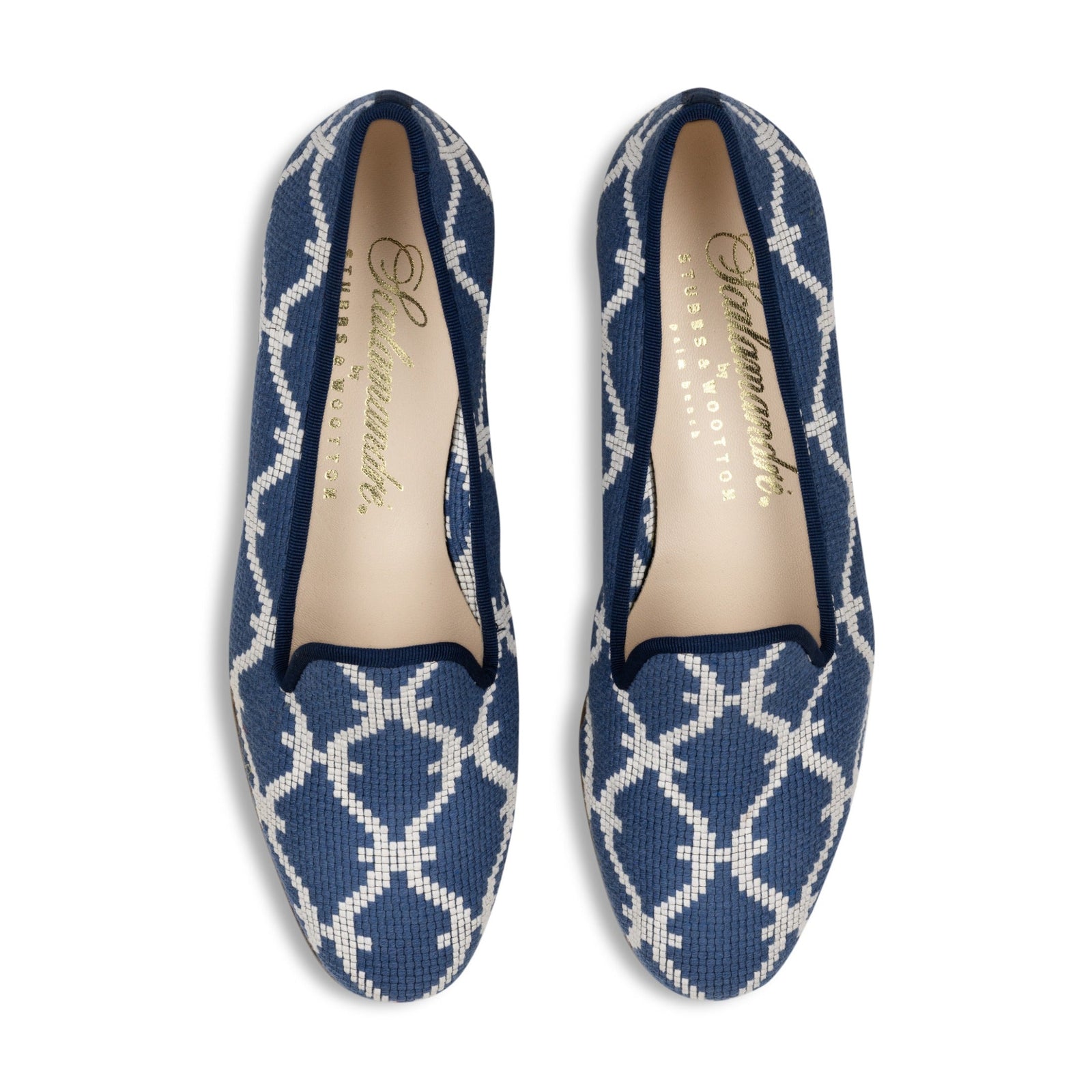 Trellis Denim Woven Slipper (Men)