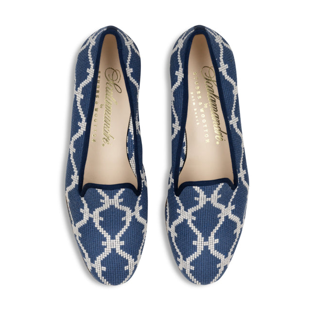 Trellis Denim Woven Slipper (Men)