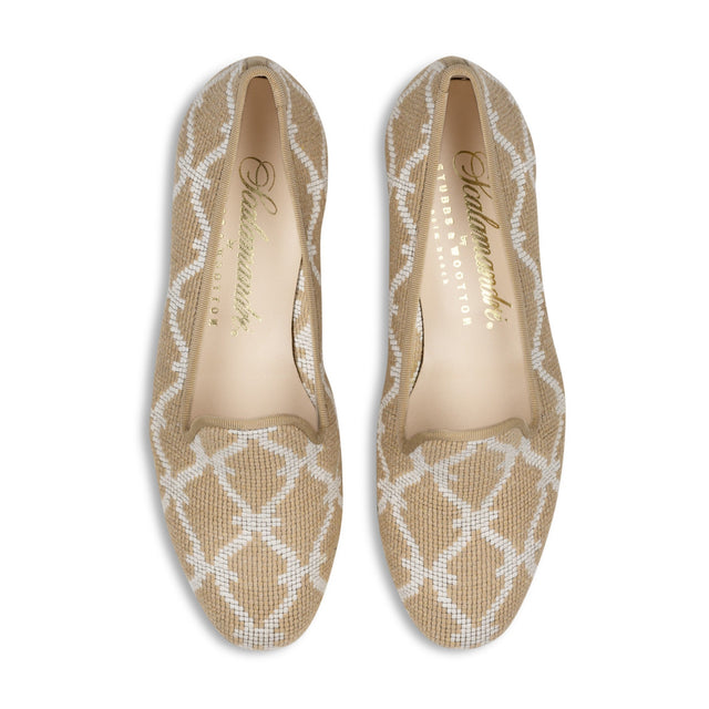 Trellis Sand Woven Slipper (Men)