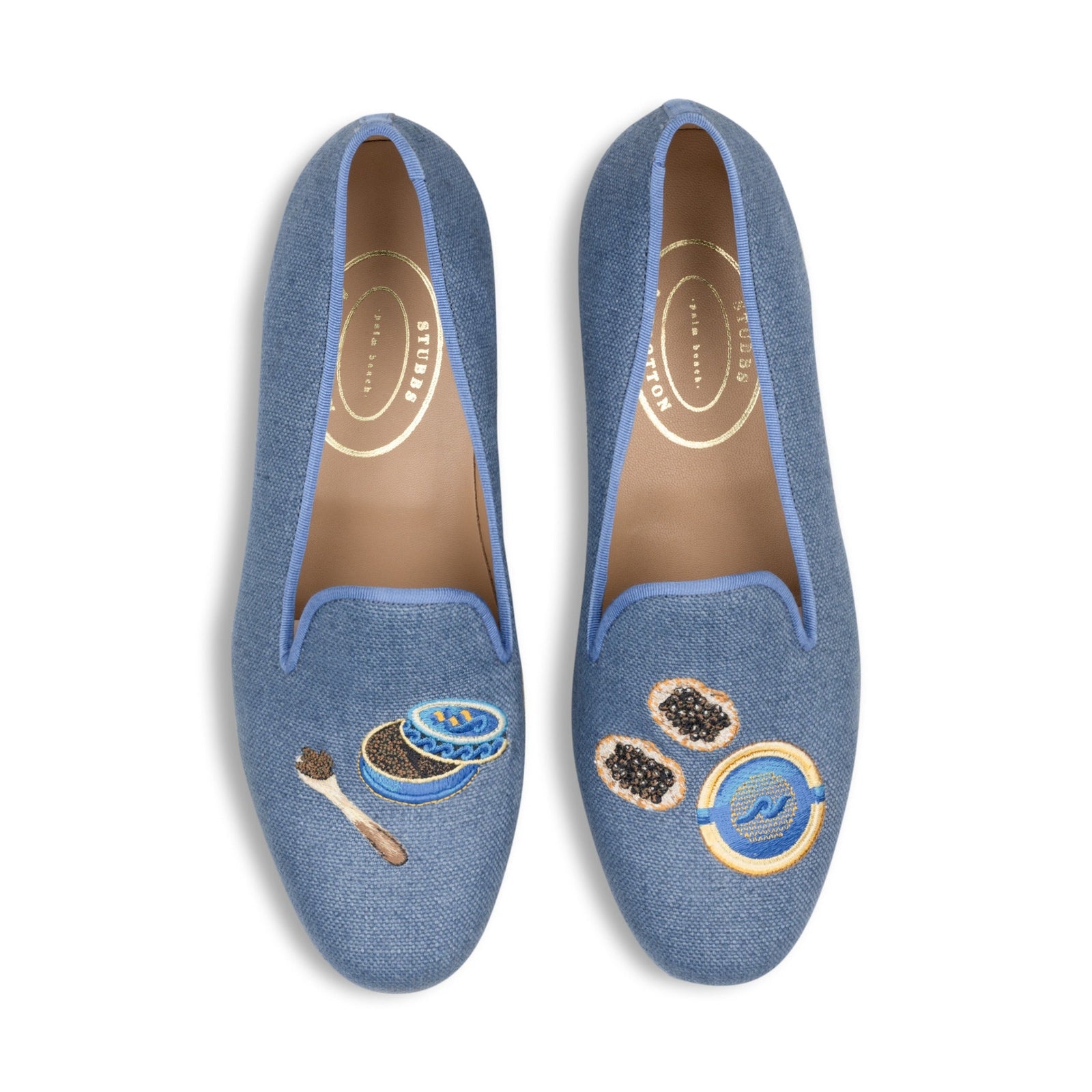 Caviar Marine Linen Slipper (Men)