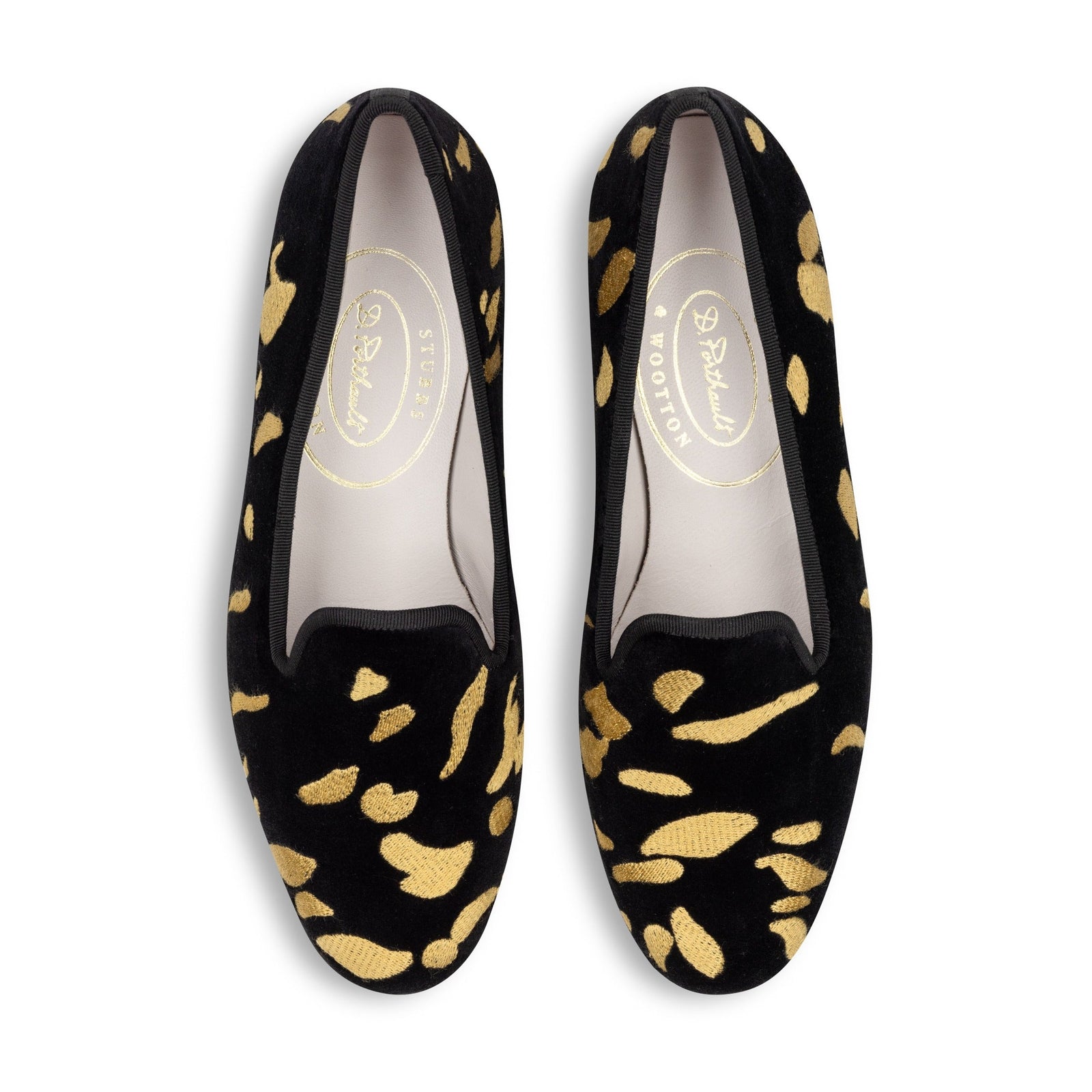 Alizee Noir Velvet Slipper (Men)