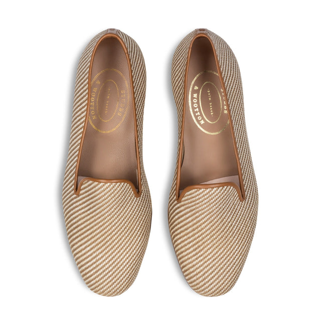 Straw Raffia Slipper (Wide)