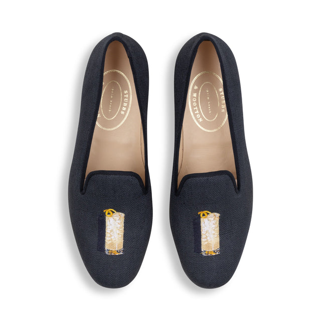 Saint Tropez Cocktail Linen Slipper (Men)