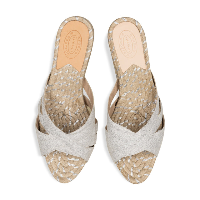 Silver Braid Kelly Espadrille
