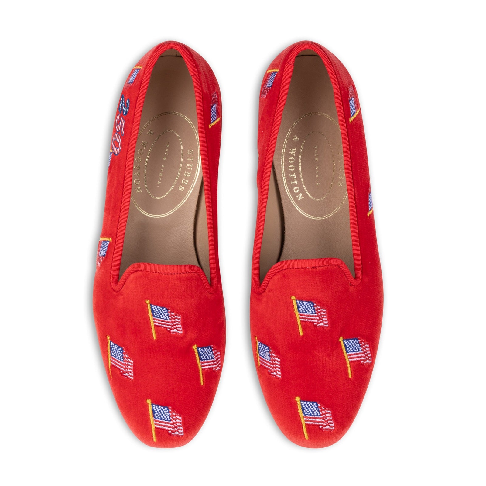 Parade Crimson Velvet Slipper (Men)