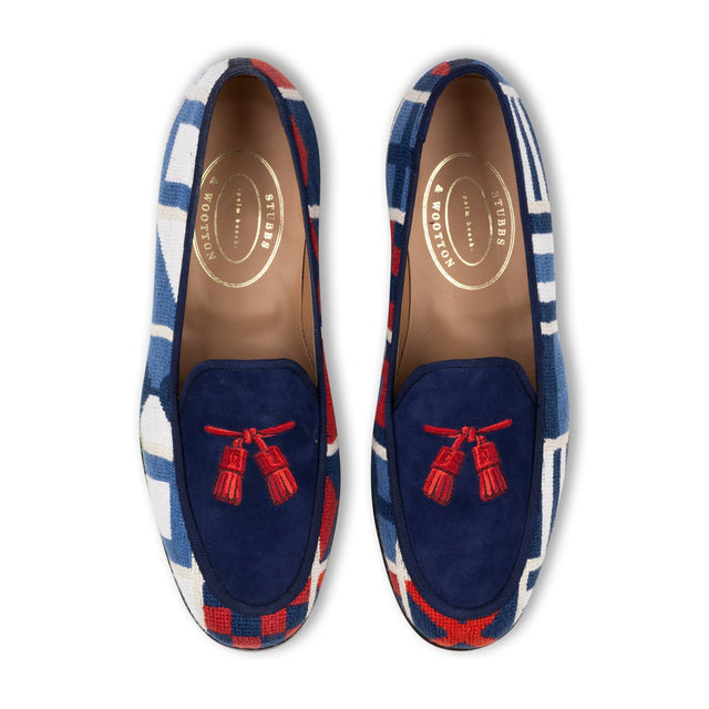 Cleat Navy Needlepoint Lux (Men)