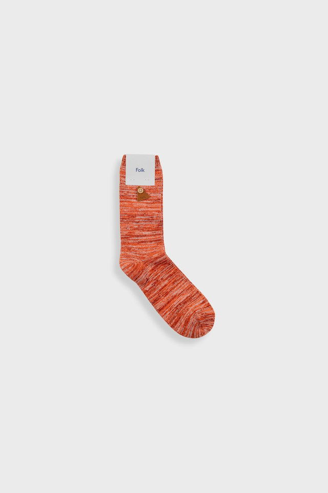 Melange Sock - Red Oxide Mix