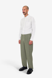 Wide Fit Trouser Overdyed Stripe