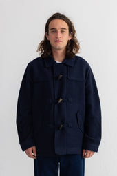 Duffle Coat - Navy Wool