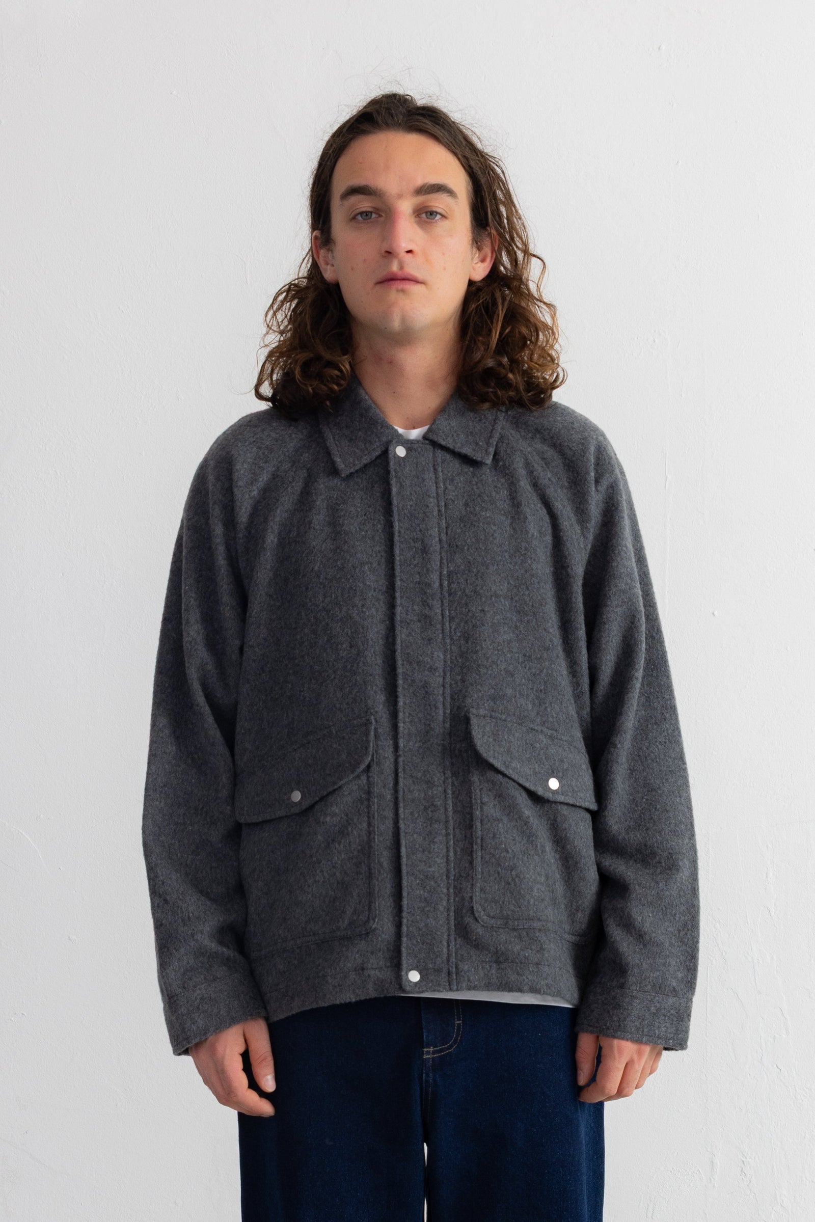 Cropped Winter Coat Wool