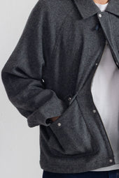 Cropped Winter Coat Wool