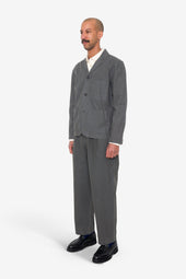 Wide Fit Blazer Hemp Canvas