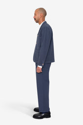 Wide Fit Blazer Soft Herringbone