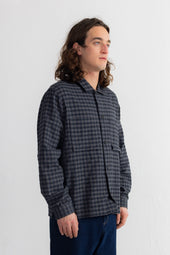 Patch Overshirt Crinkle Check