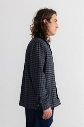 Patch Overshirt Crinkle Check