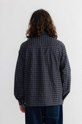 Patch Overshirt Crinkle Check