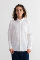Relaxed Fit Shirt - White Texture