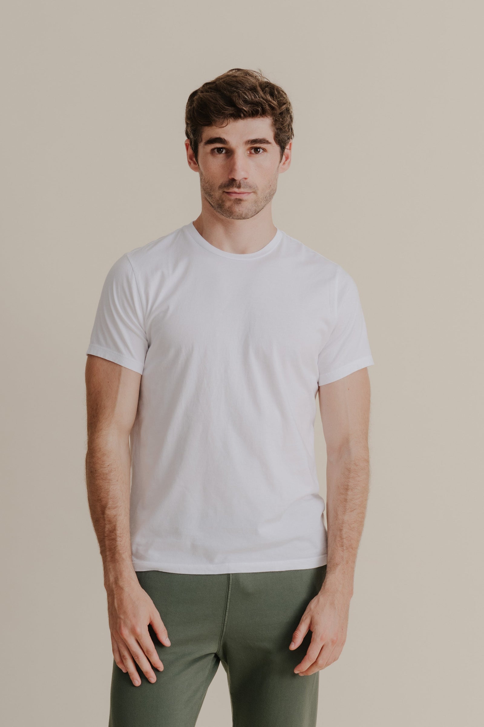 Men S Short Sleeve Supima Crew Tee