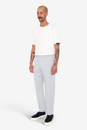 Barrel Leg Trouser Ice Twill Denim