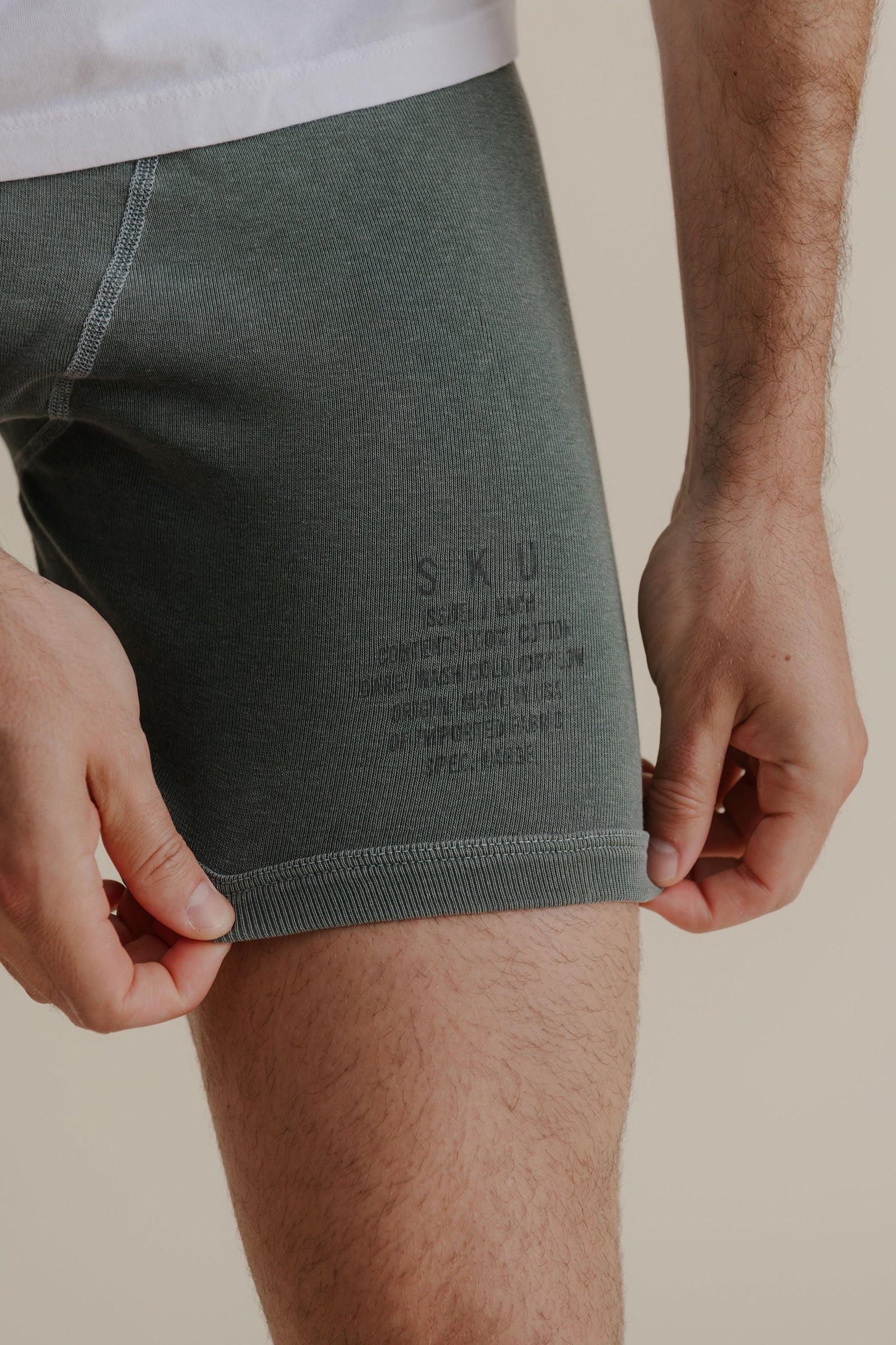 Distressed Dye Supima Rib Boxer Brief