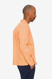 Patch Overshirt Faded Hemp Canvas