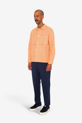Patch Overshirt Faded Hemp Canvas