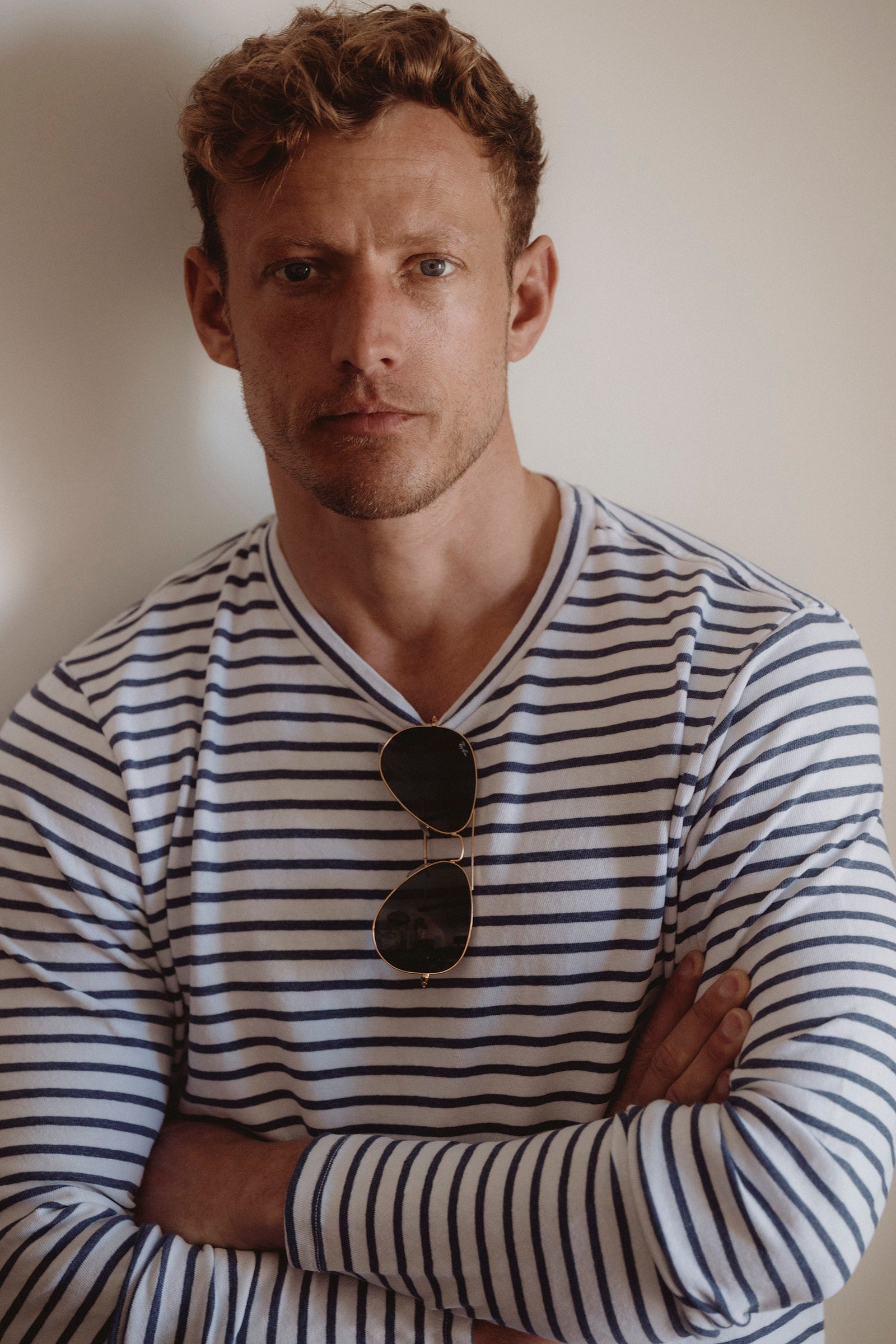 LS Organic Hemp Stripe Crew Tee