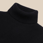 Cashmere Ribbed Submariner Rollneck In