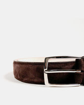 Suede Belt Coffee