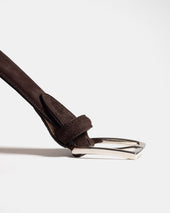 Suede Belt Coffee