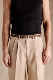 Boone Suede Western Belt