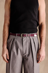 Boone Suede Western Belt