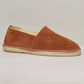 Suede Espadrilles With Rubber Sole In