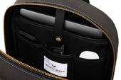 Suede Backpack Storm Grey