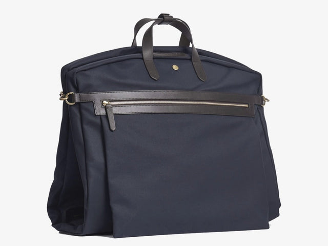 M/S Suit Carrier - Navy/Dark Brown