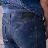 Sunset Western Jean Cone 14oz Vintage Blue Denim