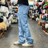 Sunset Western Jean Cone Mills 14oz Bleach Wash Denim