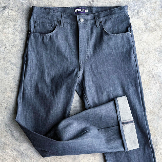 Sunset Western Jean Hattori Slate Indigo Cavalry Twill