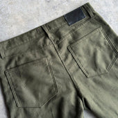 Sunset Western Jean Loden 11oz Cotton Moleskin Sz 33