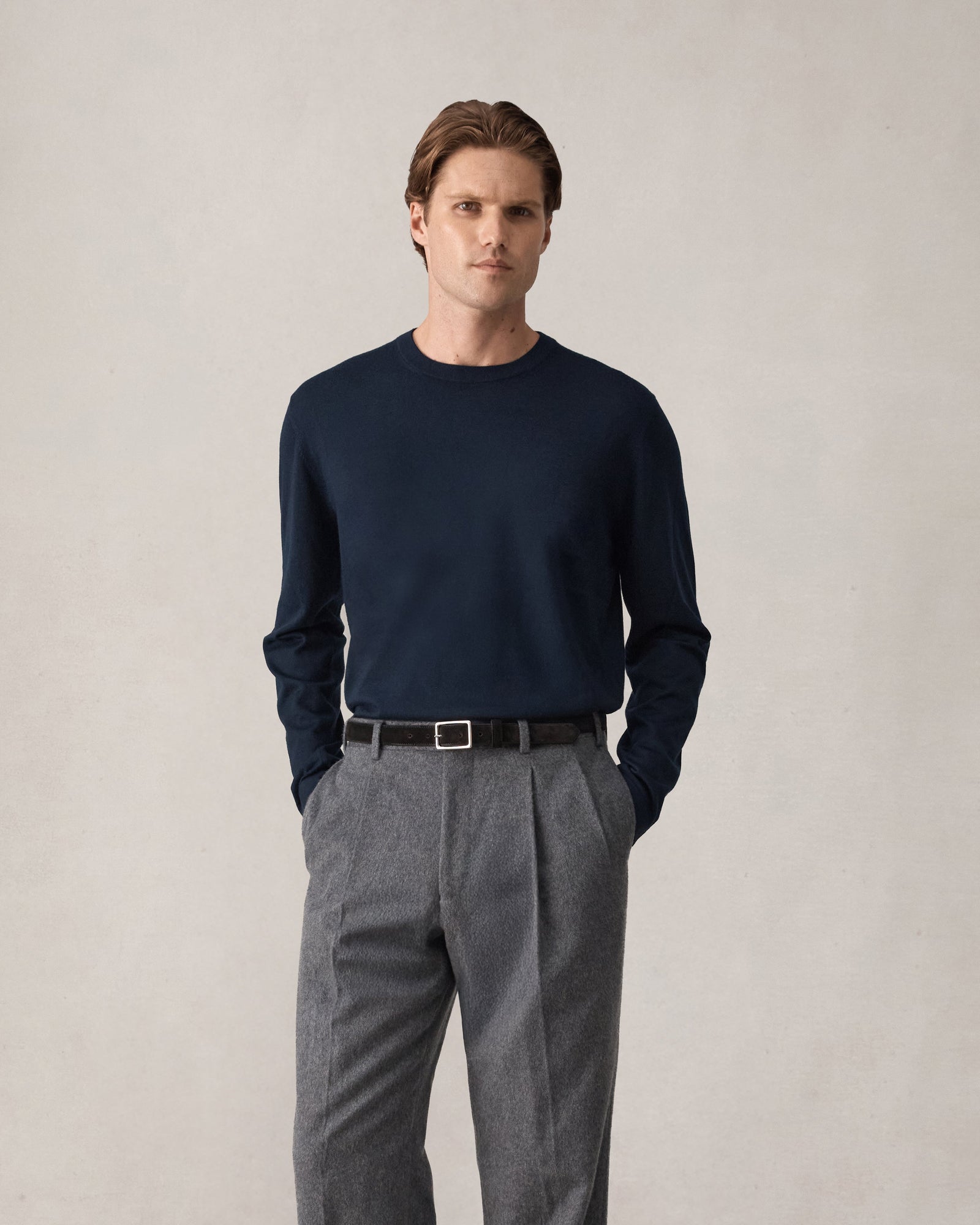 Cashmere Silk Superfine Crew Neck