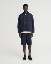 SURPLUS COMBAT SMOCK - NAVY FEATHERWEIGHT MICRO RIPSTOP NYLON