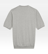 T Shirt En Maille De Coton Gris